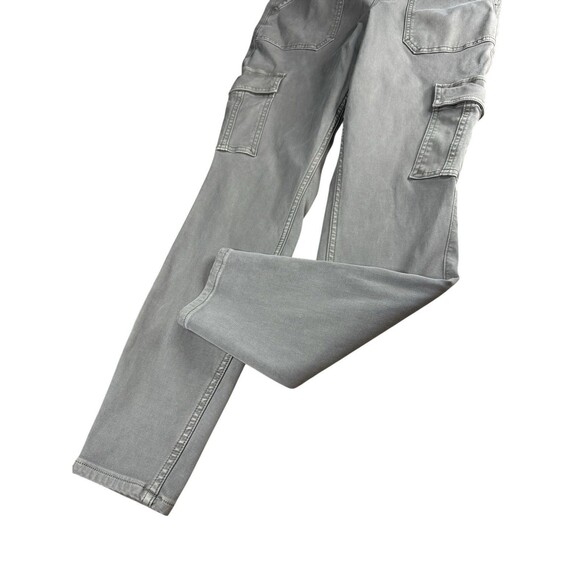 SPANX Stretch Twill Cargo Pants Olive Green Large Pockets Slimming Streetwear - Picture 11 of 11